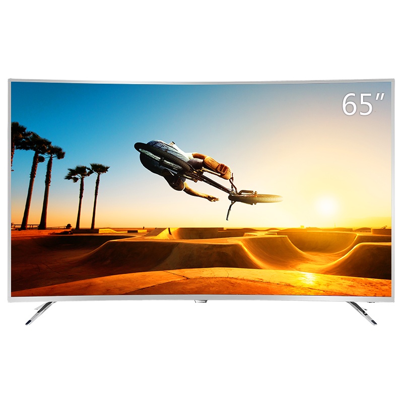 飞利浦液晶电视65PUF7302/T3 4K曲面智能电视