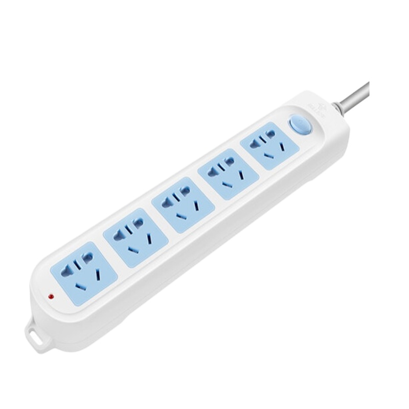 公牛(BULL)GN-602电冰箱专用插座冰柜正品排插插座插板有线带开关电叉板拖线板 5米5插孔/1包=2只