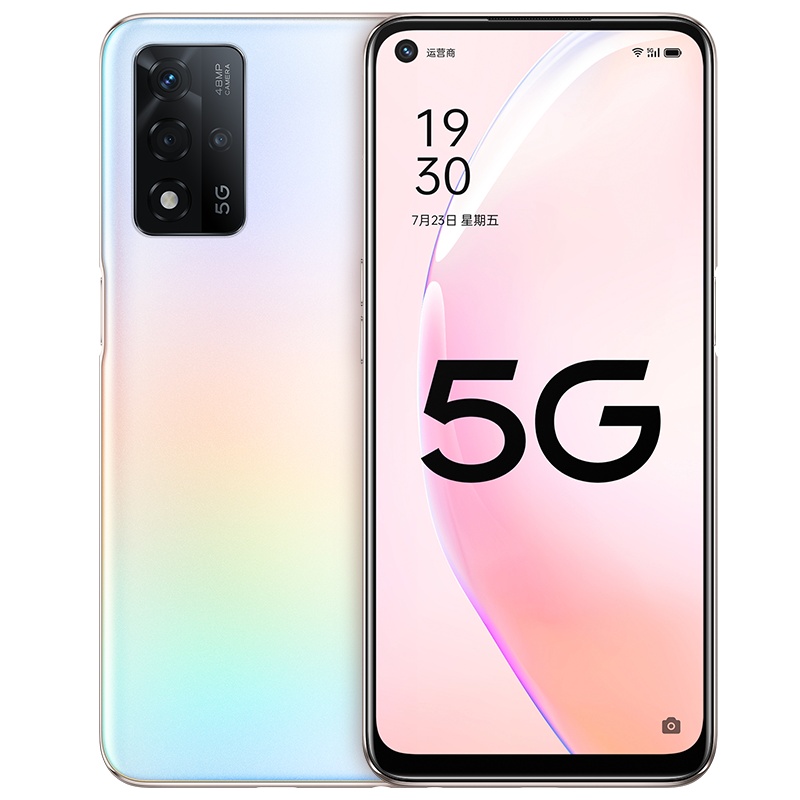 OPPO A93s 5G 白桃汽水 8GB+256GB 5G数字移动电话机 全网通版(线下)