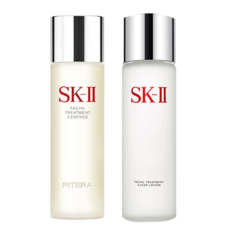 SK-II SK2护肤套装(神仙水230ml+嫩肤清莹露230ml)
