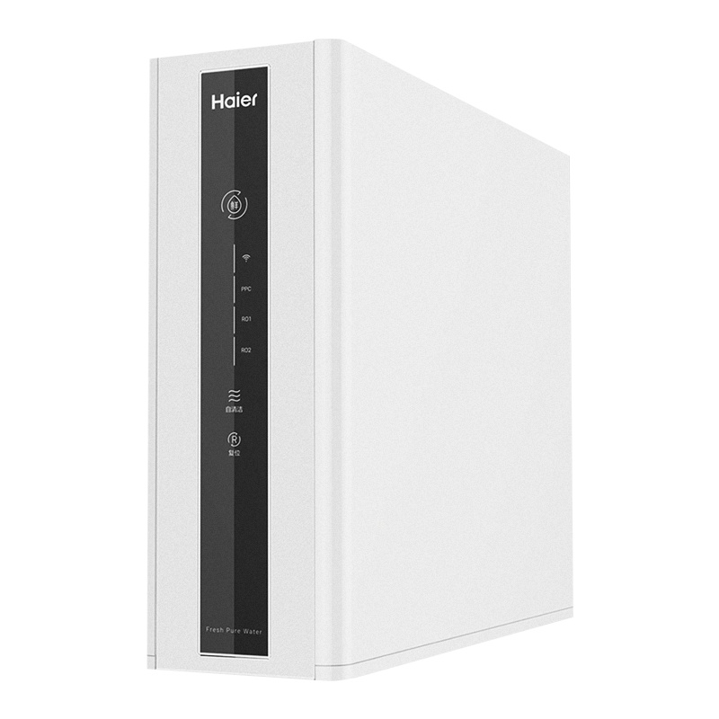 海尔净水器家用净水机自营RO反渗透大通量双出水纯水机直饮机鲜活零陈水600G APP 升级「零陈水」纯水机
