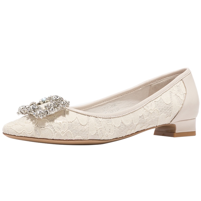 St&Sat/星期六 春款方跟优雅小方头浅口女鞋SS01111006