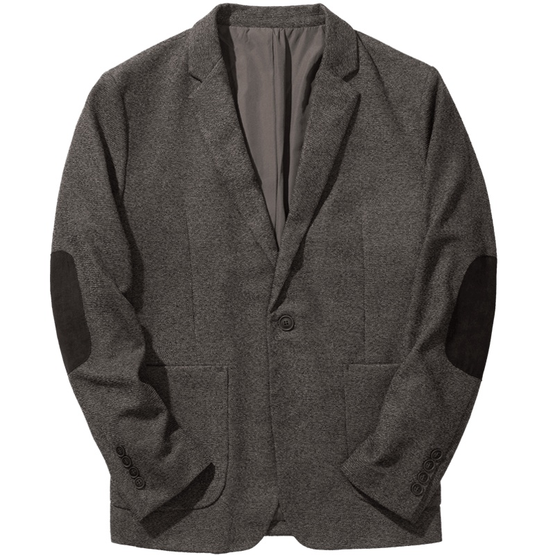 千纸鹤男士休闲小西装外套2019秋新款青年潮流个性西装上衣35151