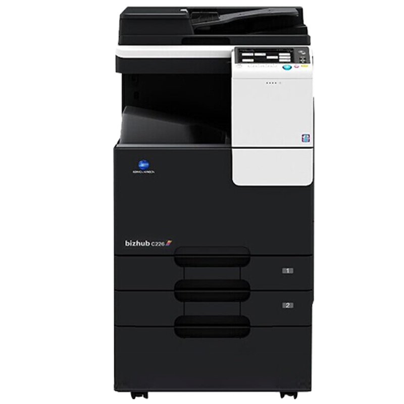 柯尼卡美能达C226 A3彩色激光双面打印机一体机 复印机复合机 标配+输稿器+第三第四纸盒