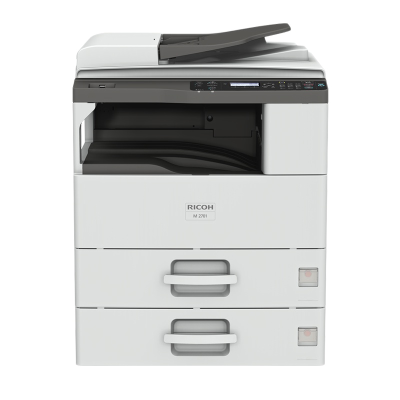 理光(Ricoh)M 2701 A3黑白数码复合机 主机+送稿器+双层纸盒(免费上门安装+1年保修)