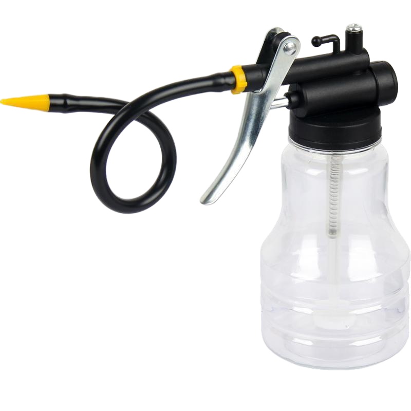 塑料透明长嘴机油壶 压力油壶