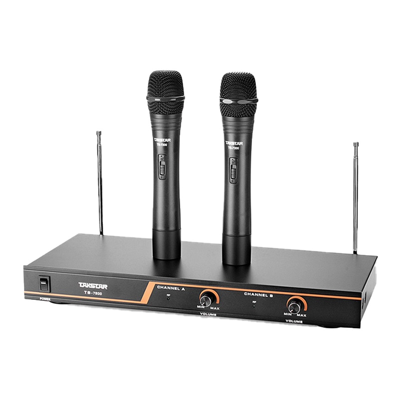 得胜TS-7200 一拖二无线话筒 140米远距离手持会议麦克风 专业舞台演出演讲