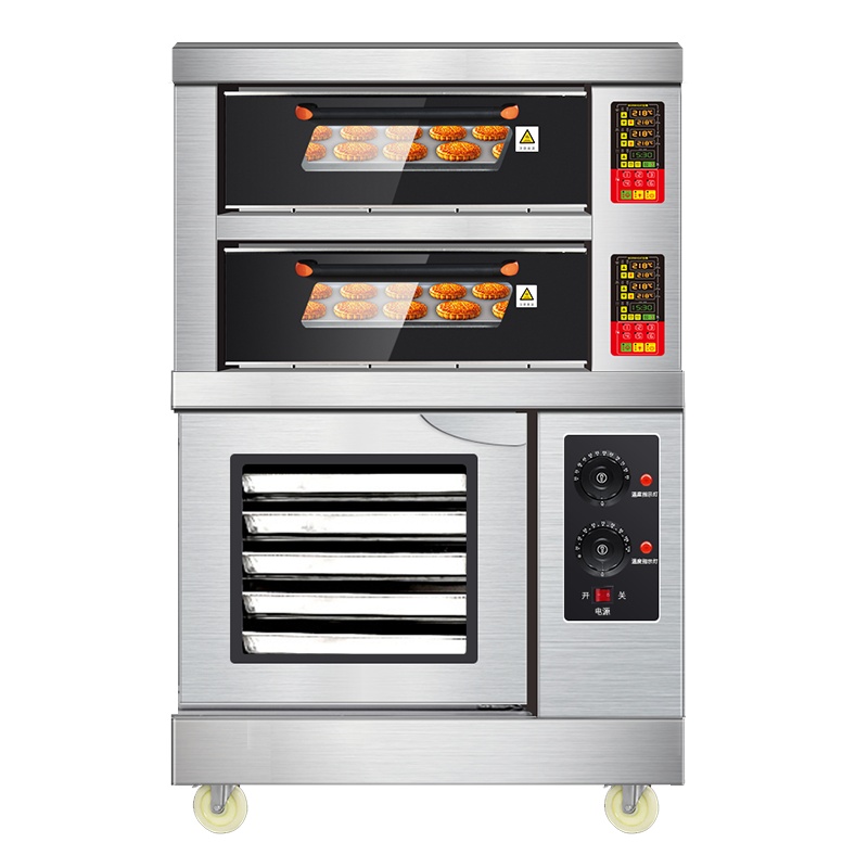 世麦(WORWHEAT)烤箱商用组合发酵箱烘箱上烘烤下发酵一体机蛋糕面包披萨焗炉私房烘焙大型二层二盘烤炉