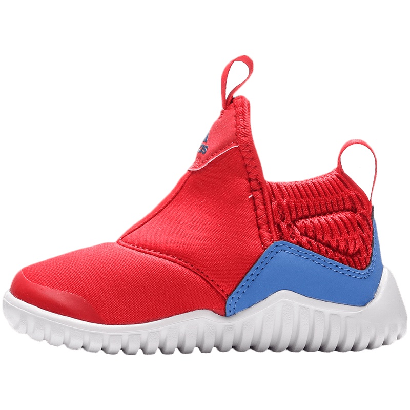 阿迪达斯童男鞋婴童鞋时尚一脚蹬透气运动休闲鞋G27791