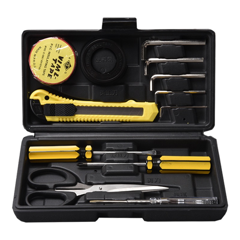 喜得成XDC6008工具箱套装多功能五金维修工具箱家庭迷你8件套家用组合