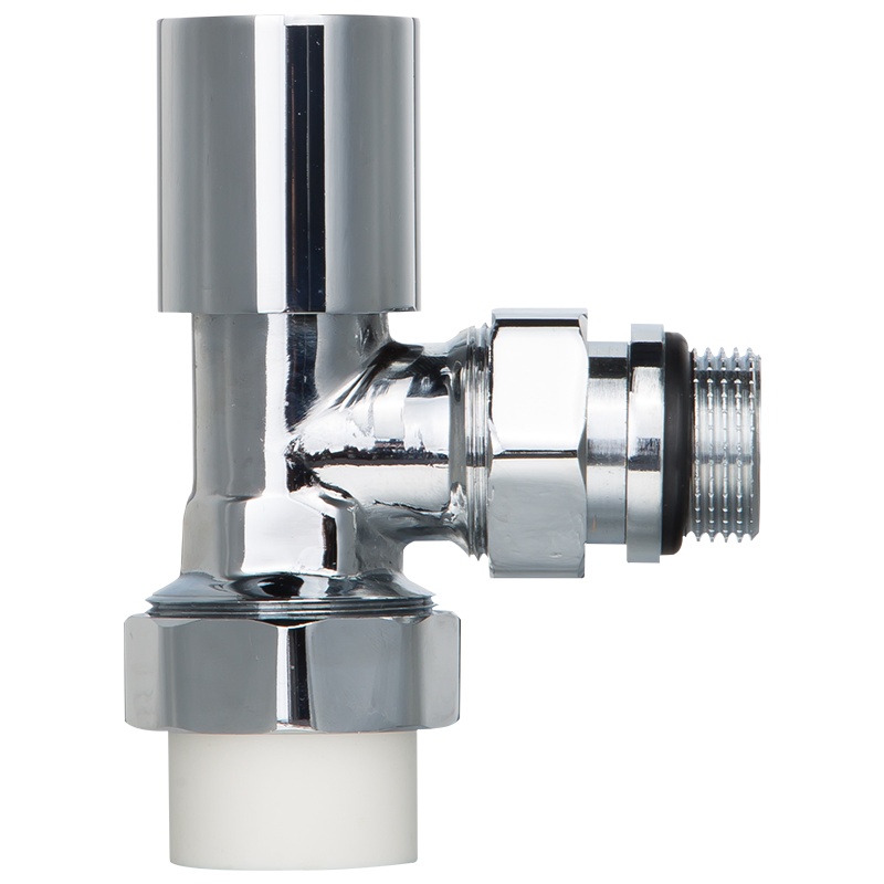 鲁本斯暖气片钢制铜铝复合家用壁挂式换热器PPR专用采暖温控阀[6分角阀精抛温控阀]