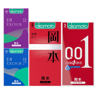 岡本成人避孕套套 共6片装 男用薄聚氨酯避孕套-0.01超润滑 3片装 纯 3片装