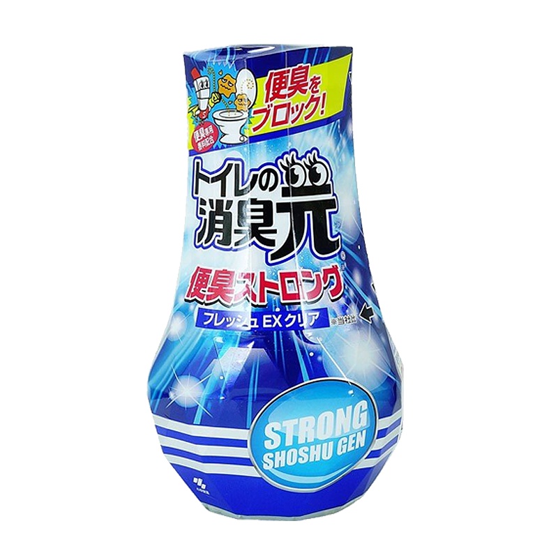 【日本原装】小林制药(KOBAYASHI) 厕所卫生间用0.4L消臭元空气清新剂 强力除便臭专用400ml