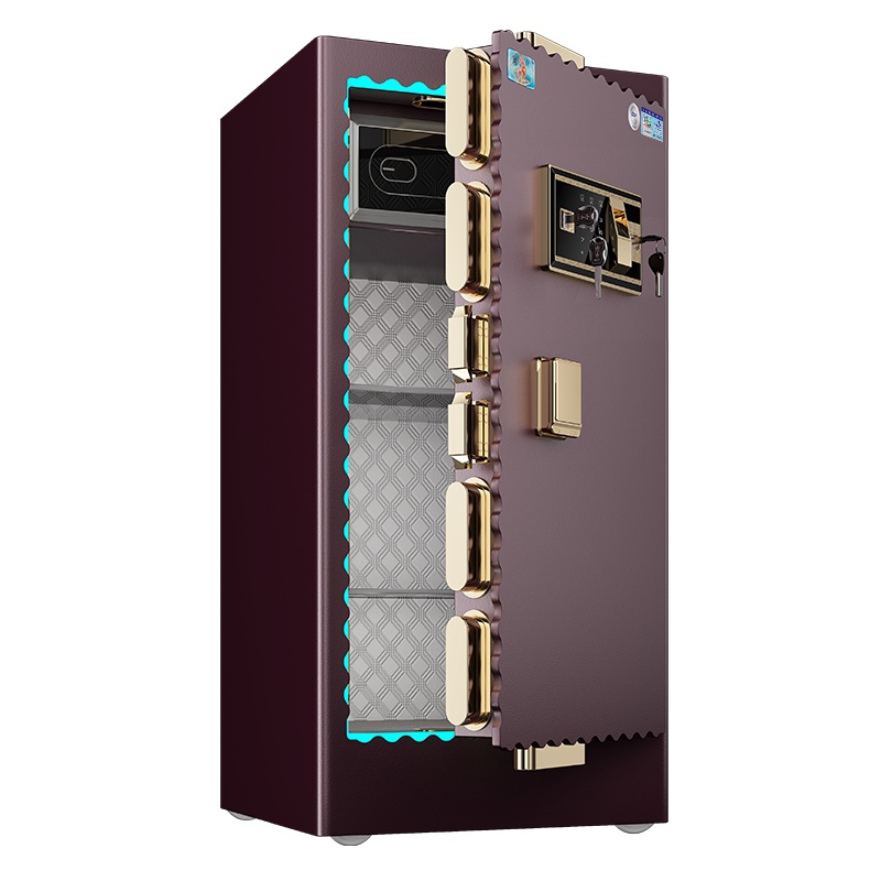 虎牌保险柜家用保险箱办公3C认证 FDG-A1/D100 1米高大型密码指纹保险箱/柜 防盗阻撬曲线新品