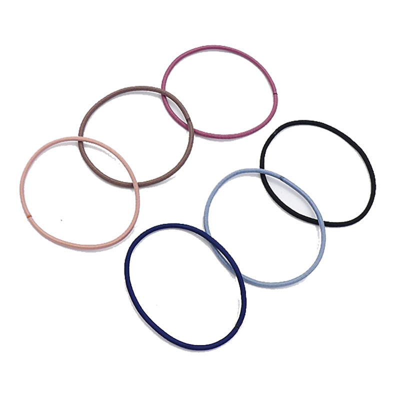 100根成人发圈盒装素雅发圈韩版小清新头绳 弹力打底基础款简约发圈