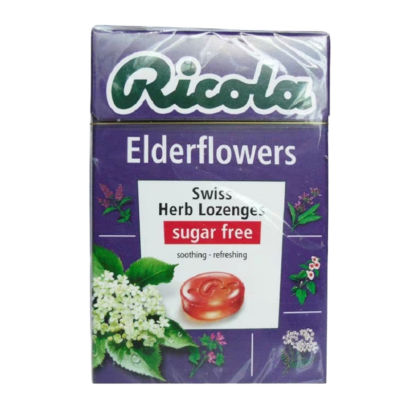 利口乐 天然香草糖无糖接骨木花 40g/罐