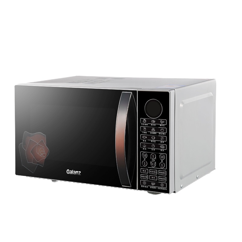 格兰仕 23升家用平板光波炉 智能杀菌微波炉烤箱一体机 G80F23CN3L-C2 黑色