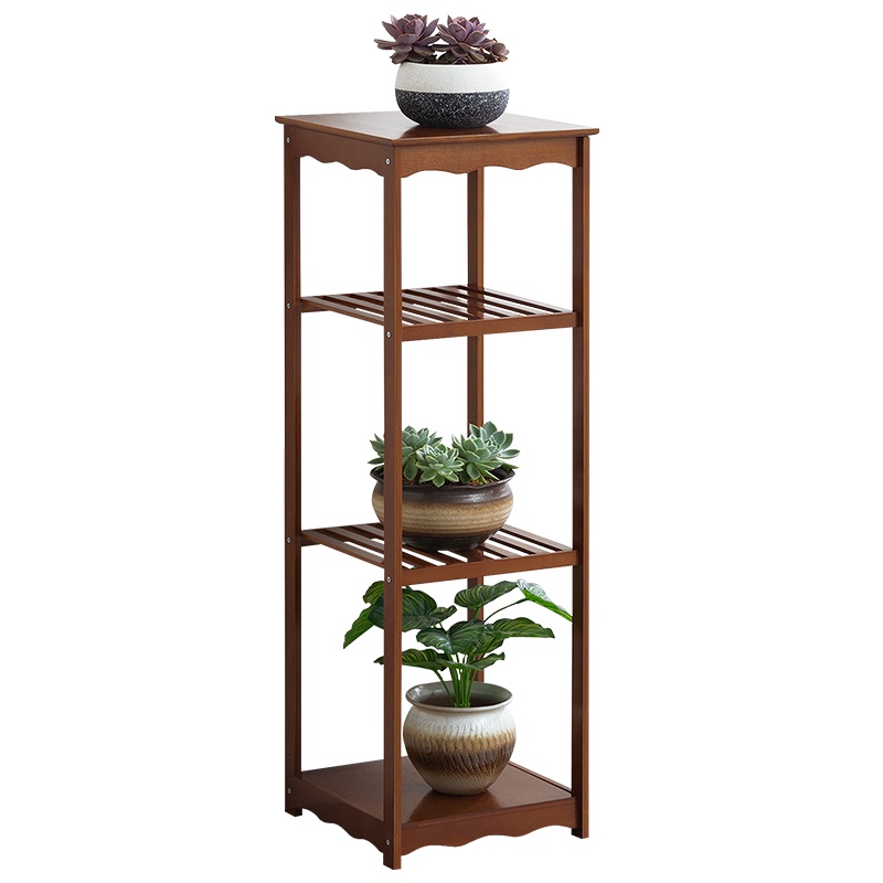 老竹匠 现代简易多层花架/花几客厅挂式绿萝花架子阳台落地欧式多肉花盆架置物现代简约室内中式鱼缸架盆景