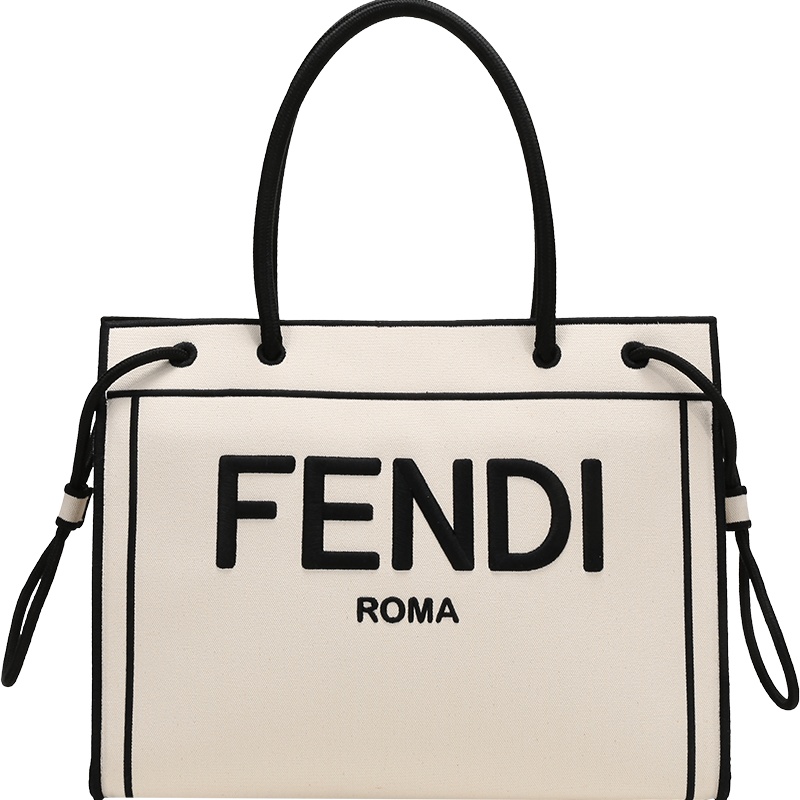 FENDI 芬迪 女士 织物手提单肩包中号 8BH378 AD6A