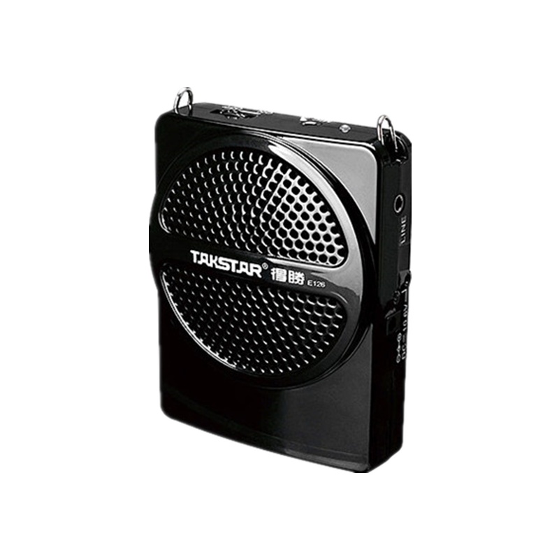 Takstar/得胜E126迷你腰挂便携扩音器 小蜜蜂话筒教师教学 导游讲解 会议演讲 (白色)