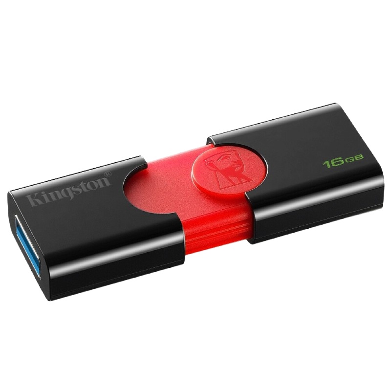 金士顿(Kingston)DT106-16GB/U盘 黑红款