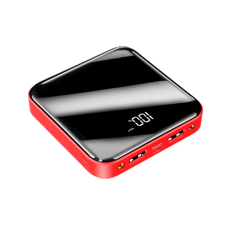 SEK斯科超薄充电宝大容量手机便携通用快充可爱便宜vivooppo华为小米中兴10000毫安移动电源学生迷你版镜面时尚