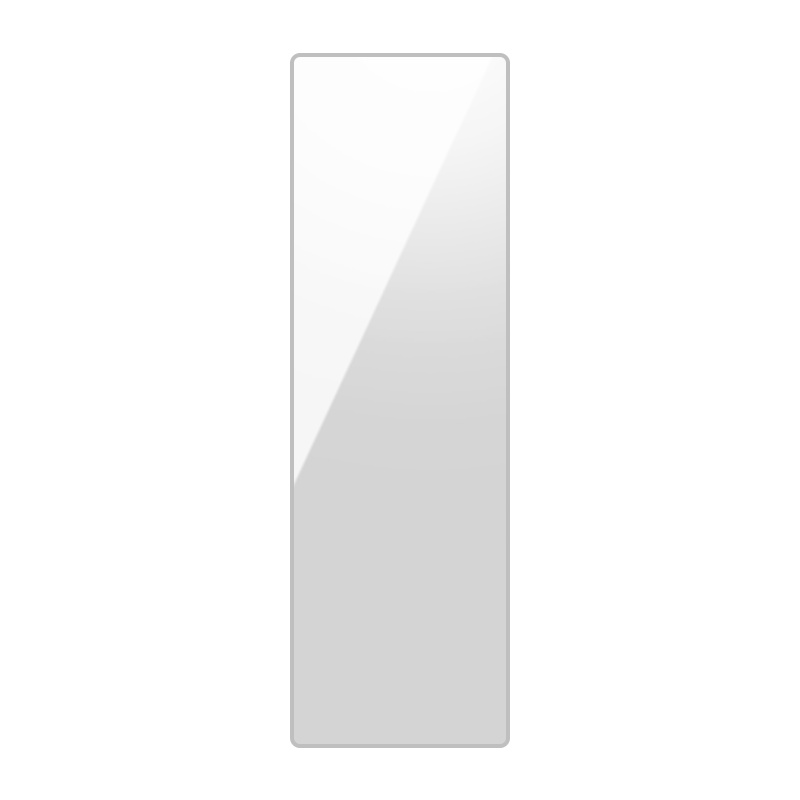 无框圆角镜子 XTL556 洗手间挂镜壁挂式梳妆镜35*108cm黏贴款 (个)