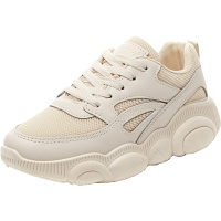 阿么老鞋爹舒适厚底韩版超火春季ins潮网红百搭学生休闲运动鞋