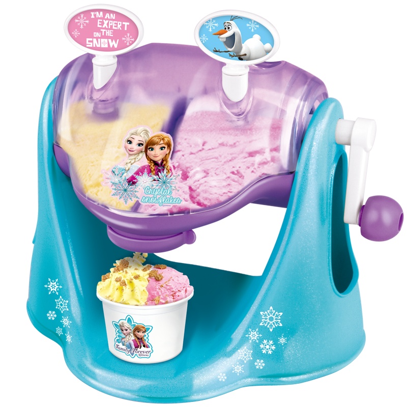 壹百分 迪士尼 米奇双色雪糕机 DS-2165 儿童冰淇淋机 冰雪奇缘 男孩女孩过家家diy玩具 冰果套装 3-10岁