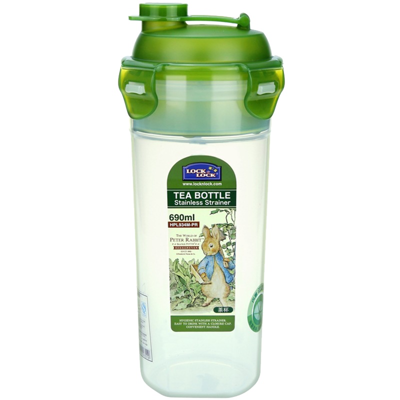 乐扣乐扣（lock&lock）便携运动水壶系列户外旅行防漏学生随手塑料水杯子 690ml不保温