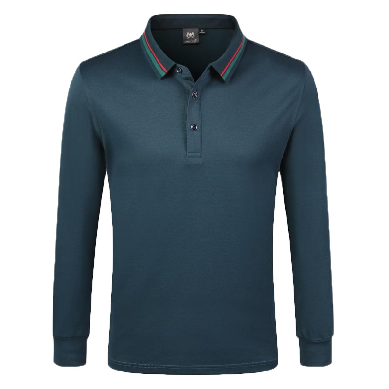 XK双面铜氨丝光长袖POLO衫9056(男女通用款)HQ