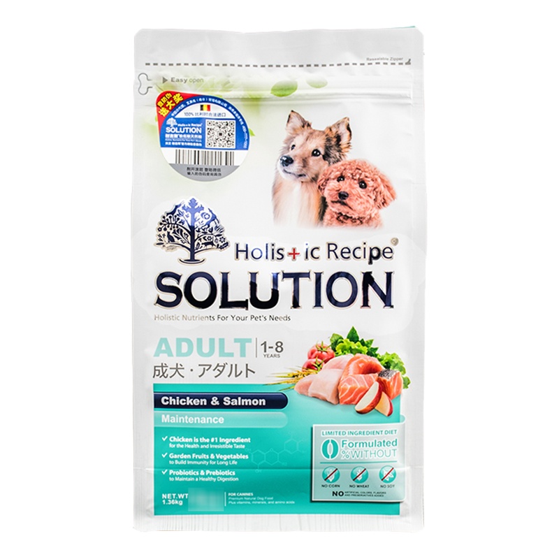 耐吉斯 成犬(鸡肉+三文鱼) 1.36kg