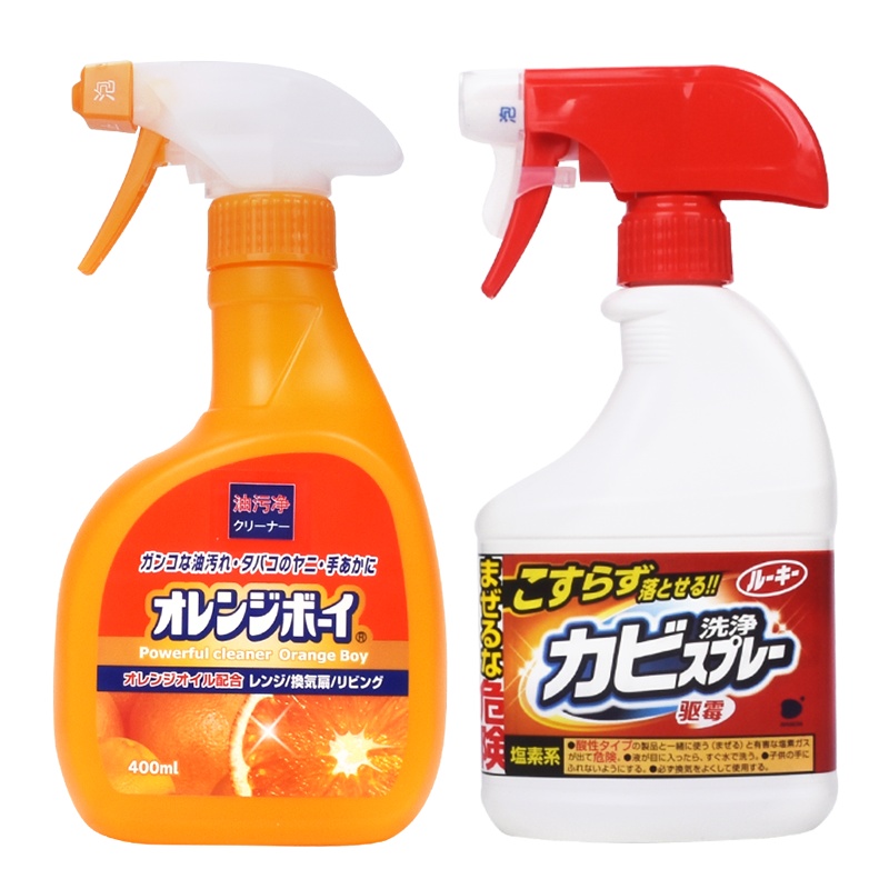 美洁卫厨房油污净400ml驱霉清洁剂400ml组合