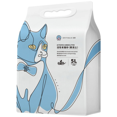 洁客(Drymax)活性炭猫砂膨润土5L