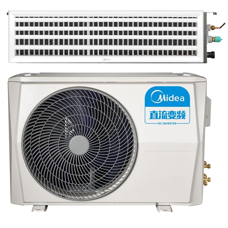 美的风管机一拖一 1.5匹家用中央空调 变频 0元安装 GRD35T2W/BP2N1-TR