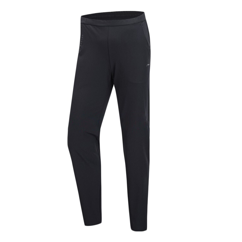 李宁女子训练系列长裤直筒梭织运动裤