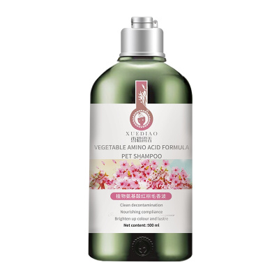 雪貂留香 狗狗沐浴露 植物氨基酸系列红棕毛犬香波500ML 身体除臭 宠物用品 植物精油沐浴露