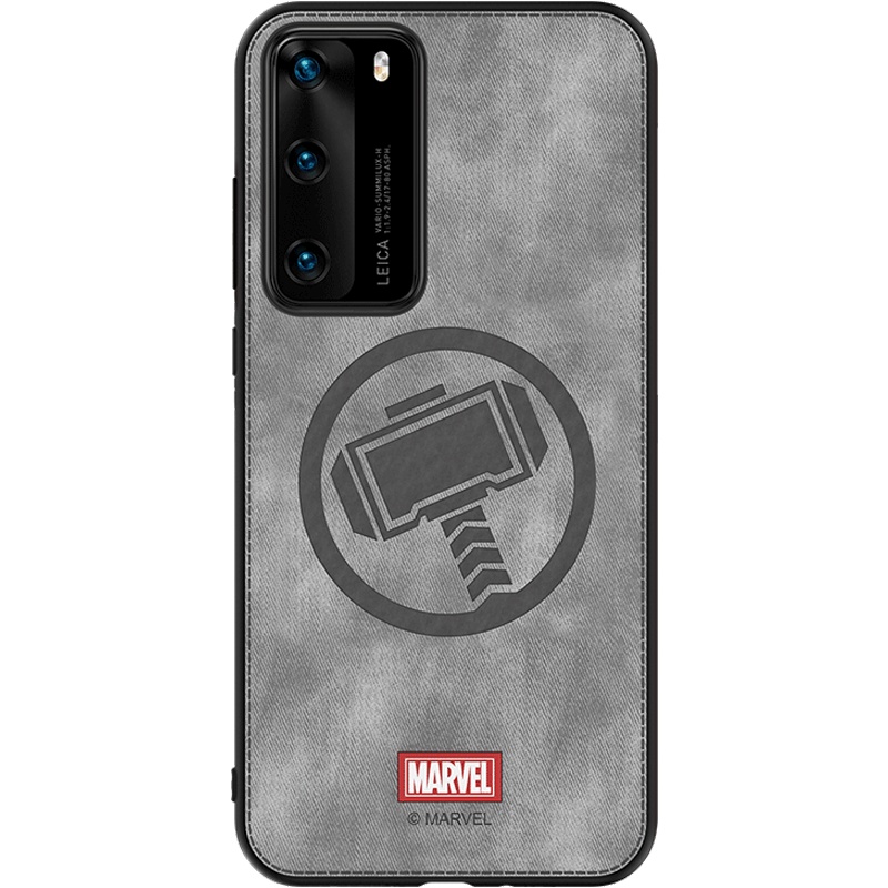 漫威华为P40pro手机壳5G限量版保护套创意P40pro+潮美队蜘蛛钢铁侠雷神硅胶防摔华为P40保护壳全包