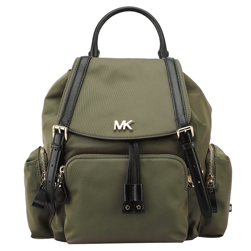 MICHAEL KORS 迈克·科尔斯 MK女包 欧美时尚BEACON系列纯色帆布女士双肩背包