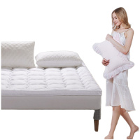 富安娜家纺 单双人床褥子榻榻米软垫子 可水洗超柔立体款 白(厚约5cm) 1.2米床 120*200cm