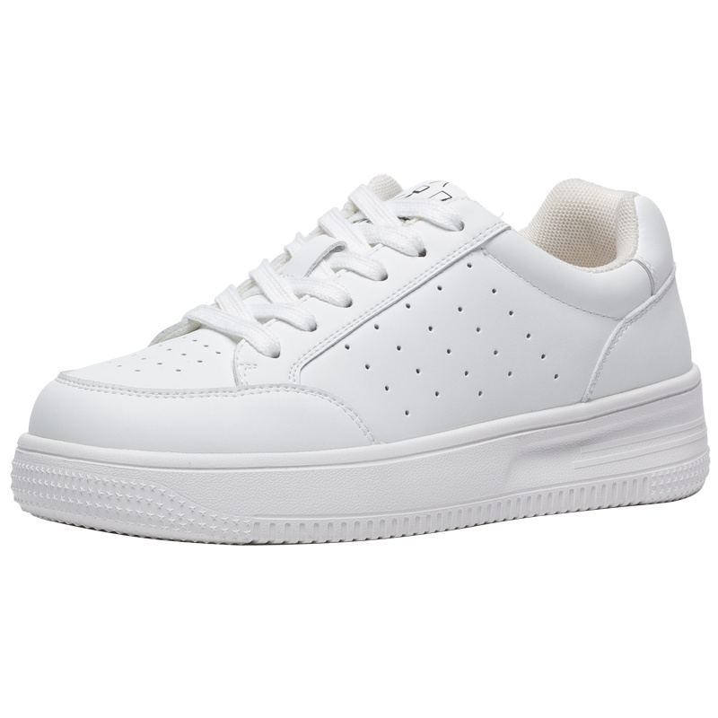 St&Sat/星期六松糕鞋中跟小白鞋舒适圆头单鞋女SS11112096