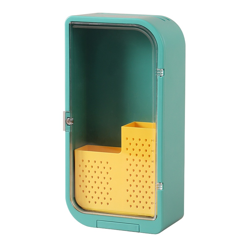 拜杰(Baijie)筷子筒家用壁挂筷子架刀架多功能筷子笼置物架沥水厨房筷子收纳盒LY-327