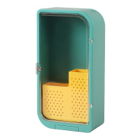 拜杰(Baijie)筷子筒家用壁挂筷子架刀架多功能筷子笼置物架沥水厨房筷子收纳盒LY-327