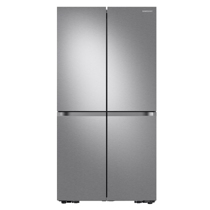 三星(SAMSUNG)RF65A93T0SR/SC 原装进口647L大容量无霜保湿三循环蝶门四开门电冰箱 钨钢银