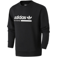 adidas阿迪达斯三叶草男装运动服休闲卫衣 DX3720 L DX3720黑色