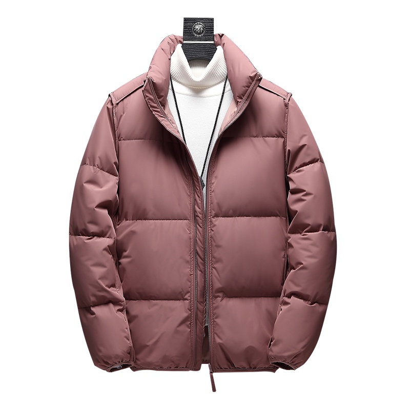 狮威特(SHIWEITE) 粉黑绿男士羽绒服加厚中长款潮流帅气外套男 8986