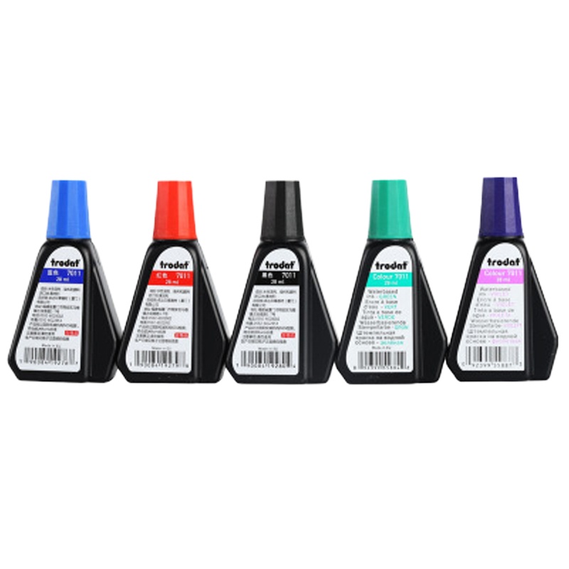 卓达 7011回墨印油 27ml 红色