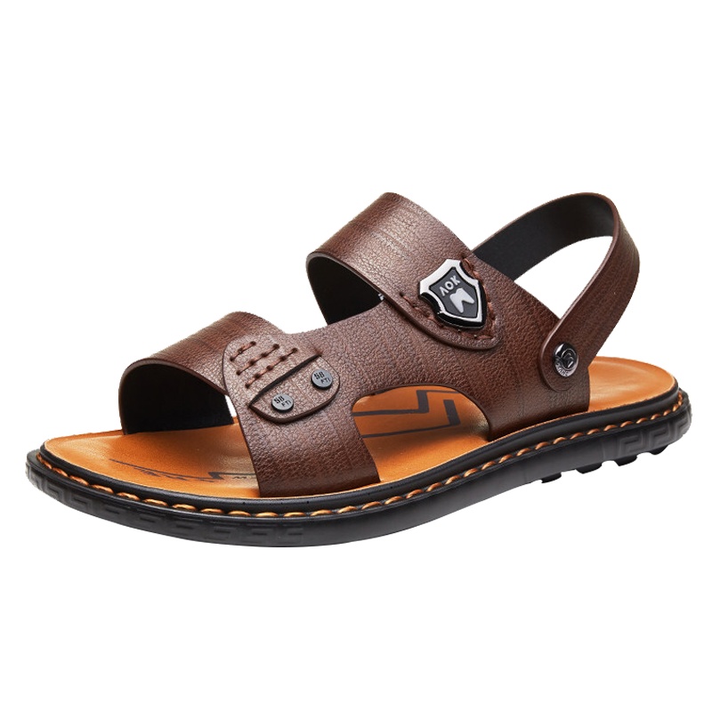 奥康凉鞋男夏季男士休闲沙滩鞋透气两用凉拖鞋户外男士凉鞋