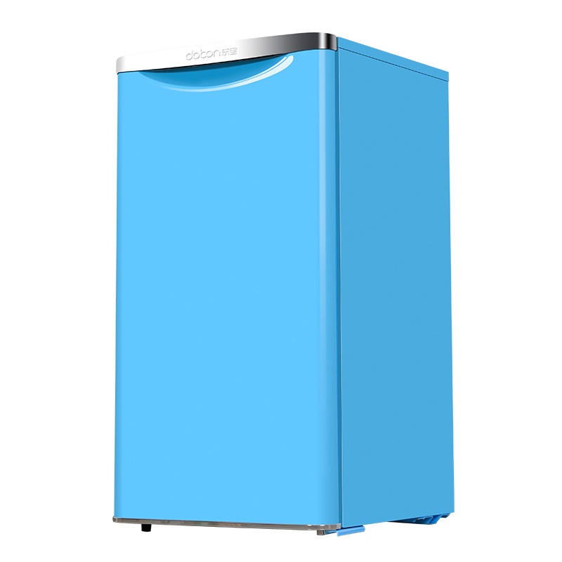 东宝(dobon)BC-92R 92升 家用办公用迷你单门小冰箱 冷藏冷冻箱(鸢尾蓝)