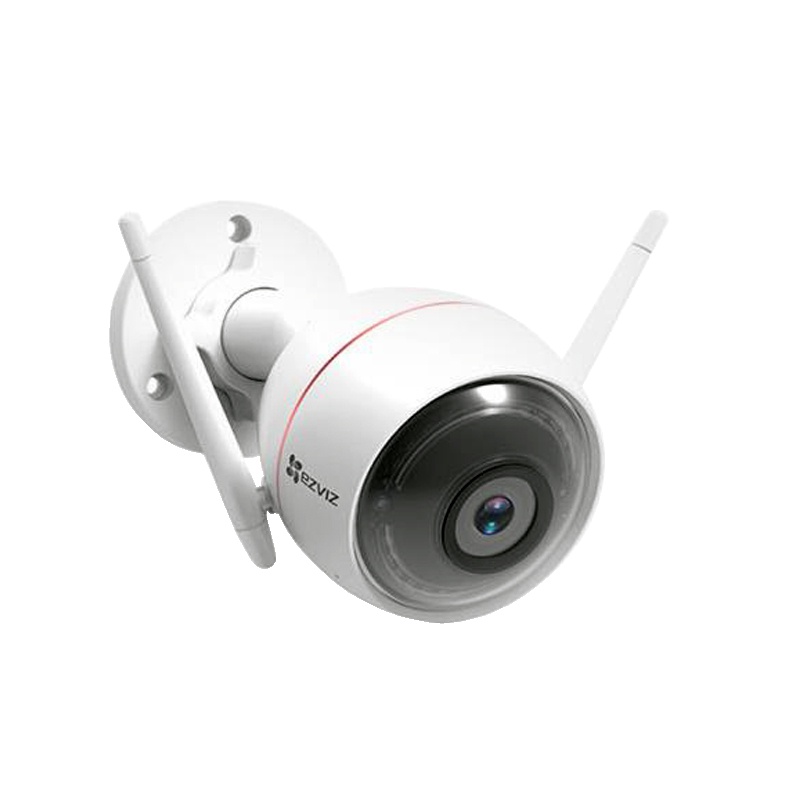 海康威视萤石C3W 室外无线网络监控器套装摄像头家用wifi夜视手机 720P 含128G卡